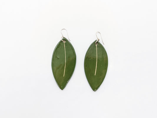 Leaf Earrings - Large