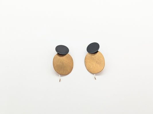 Two-Part Earrings - Large