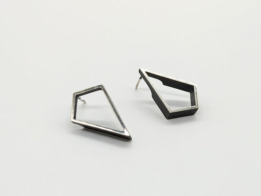 Outline Earrings - Diamond