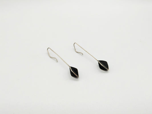 X-Series Long Hook Earrings - Diamond - Type 1