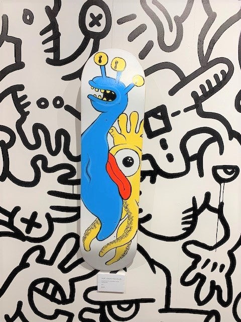 'Snail (Head in the Clouds)' Skateboard - Wendy Dixon-Whiley