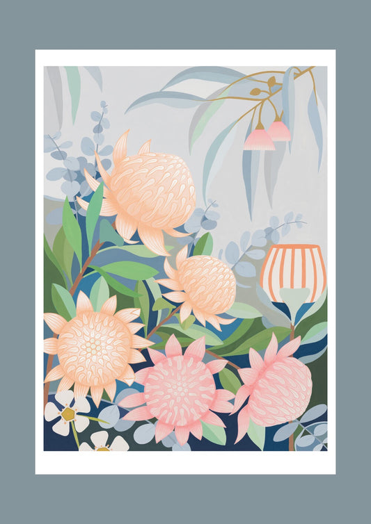 Waratah in the Wind - Limited Edition Print