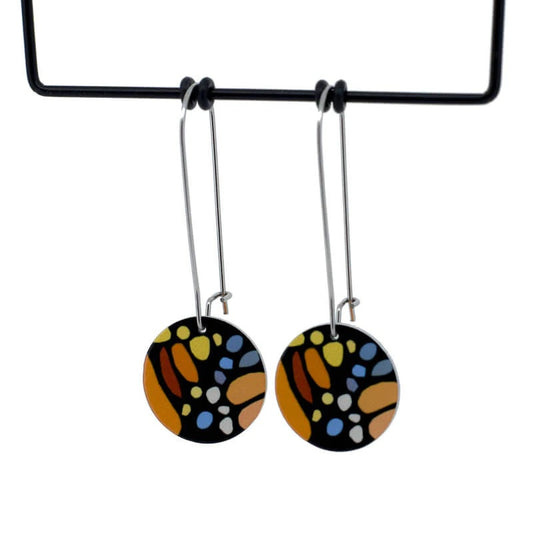 Monarch - Alladin's Treasure - Circle Drop Hook Earrings