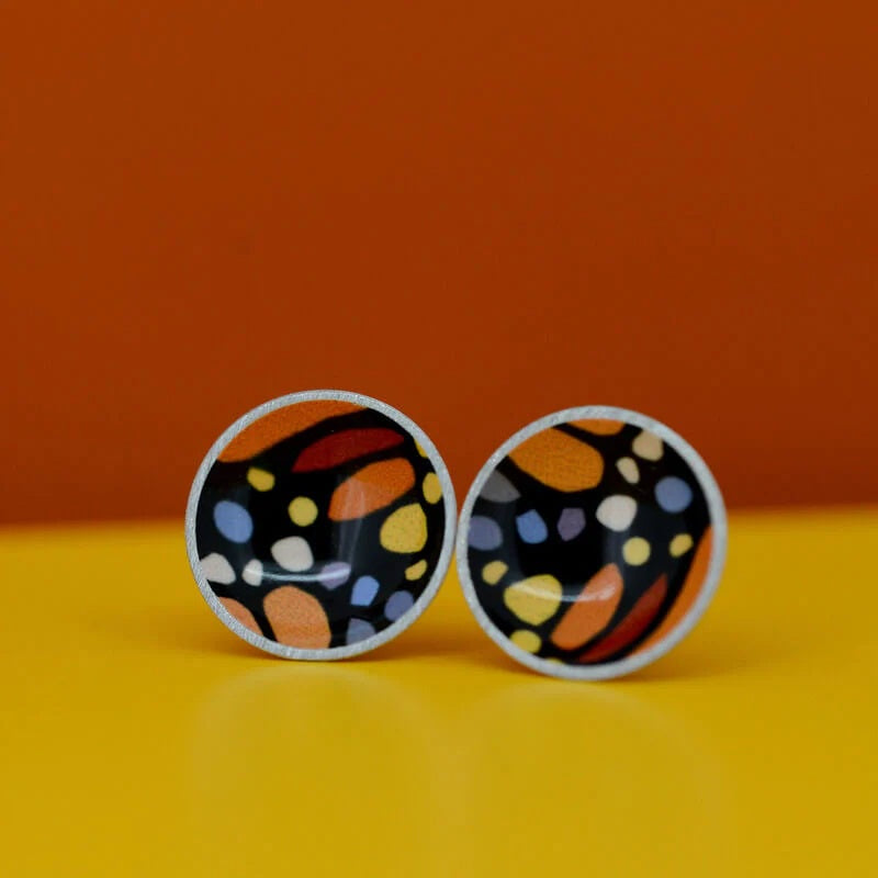 Monarch - Alladin's Treasure - Circle Stud Earrings