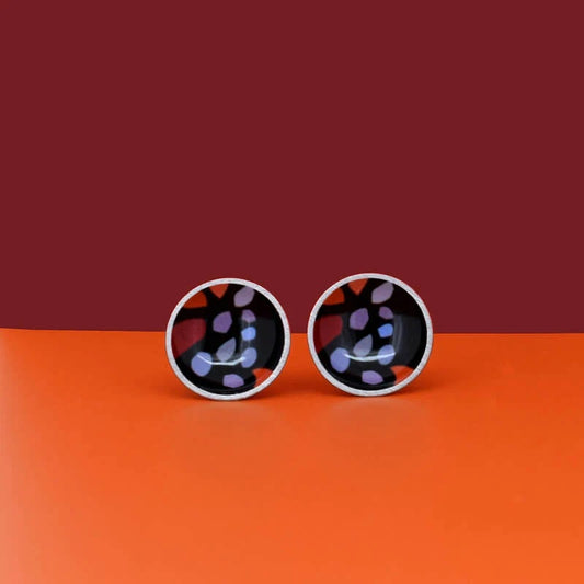 Monarch - Hidden Gems - Circle Stud Earrings