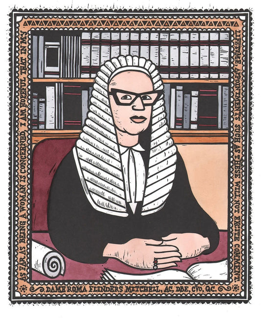 Roma - Limited Edition Lino Print (hand-coloured)