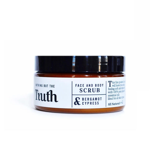 240g Face & Body Scrub - Bergamot & Cypress