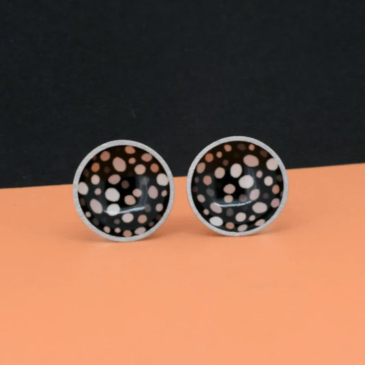 Monarch - The Starry Sky - Circle Stud Earrings